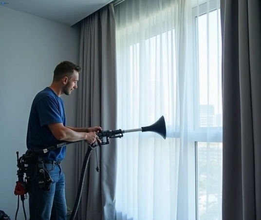 Professional drapes cleaning process tools Matty Curtain Cleaning londonderry-nsw