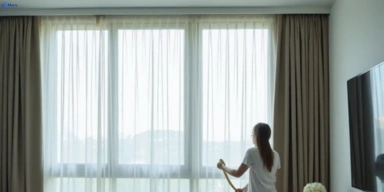 Delicate sheer drape cleaning londonderry-nsw Matty Curtain Cleaning