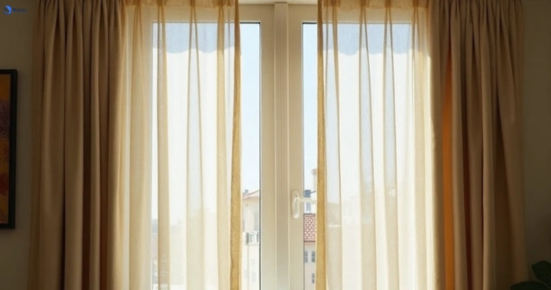 Dull dusty drapes in londonderry-nsw before professional cleaning